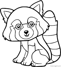 Supercoloring.com is a super fun for all ages: Adorable Cartoon Red Panda Coloring Page Coloringall