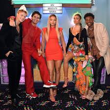 Mtv (originally an initialism of music television) is an american cable channel that launched on august 1, 1981. Mtv Movie Tv Awards 2021 Red Carpet Celebrity Dresses And Looks