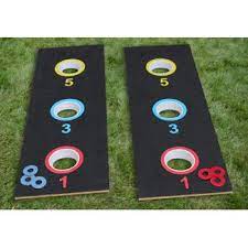 Bean Bag Toss 3 Hole Washer Toss Outdoor Games Set Outdoor Games Backyard Fun Washer Toss Game