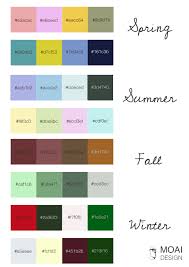 Season Palette Autumn Summer Palette Color