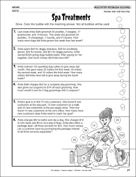 Math Problem Solving Worksheets For 4th Grade Problem Solving Worksheet Math Problem Solving Math Worksheets