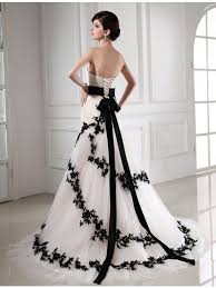 12 what is the easiest way to turn your traditional white gown into a black some black and white long sleeve wedding dresses may be decorated with beaded lace. Trumpet Mermaid Beading Sweetheart Sleeveless Applique Satin Tulle Wedding Dresses Black White Wedding Dress Lace Dress Black Short Black Wedding Dresses