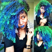 Rock On Blue Jaguar Green I Rock My Natural Natural Hair Color Hair Styles Natural Hair Styles