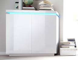 Vicco kommode »ruben weiß 3 schubladen 80cm sideboard mehrzweckschrank schrank«. Kommode 120x114x40 Cm Hochglanz Weiss Led Beleuchtung Schrank Wohnzimmer Odin Ebay