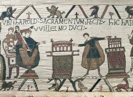 William I Harold Ii Swearing Loyalty To William Kids Encyclopedia Children S Homework Help Kids Online Dictionary Bayeux Tapestry Tapestry Art History