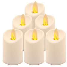 Led Pillar Candles Flameless Flickering Light Battery Candle Wedding Xmas Decor