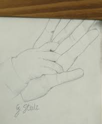 Baby Mother S Hands Entwined Pencil Sketch Mother And Child Drawing Baby Drawing Baby Sketch
