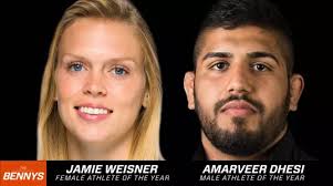 Dhesi and Weisner Earn Top Honors