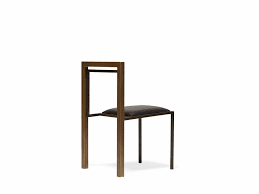 Shop wayfair for all the best brass leather accent chairs. Black Leather Antique Brass Dining Chair By Stephen Kenn Steelcase