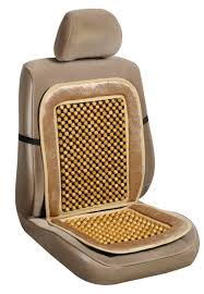 Wooden Beads Universal Beige Wooden Beaded Seat Massage Cushion Car Cover Massage Cushions Wooden Beads Cushions