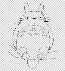 I'm talking about spirited away, an animated movie from the japanese director miyazaki. Coloring Book Drawing Doodle Adult Totoro White Child Mammal Png Klipartz