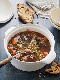 Hearty Beef Barley Soup Once Upon A Chef Barley Soup Beef Barley Soup Beef Barley Soup Recipes