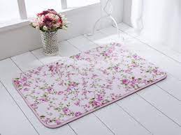 evelyn baskili kaydirmaz hali 60x90 a pembe halilar pembe