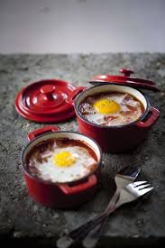 Oeufs Cocotte Au Coulis De Tomate Et Jambon Recette Recettes De Cuisine Recette Recette Oeuf