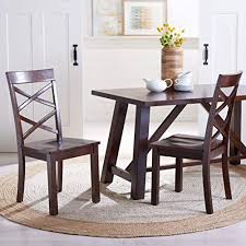 Dining chairs & benches (97). Safavieh Home Collection Ainslee Brown 18 Inch Dining Chair Set Of 2 Buy Online At Best Price In Uae Amazon Ae