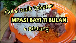 Masak selama 3 minit lagi. Mpasi 4 Bintang Bayi 11 Bulan Naik Tekstur Youtube