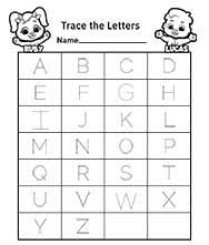 Kindergarten alphabet worksheets & printables. Free Printable Worksheets For Kids Alphabet And Letters