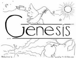 These pages relate to events during the life of jesus, from his early years until the cruixification. Book Of Genesis Coloring Page For Children