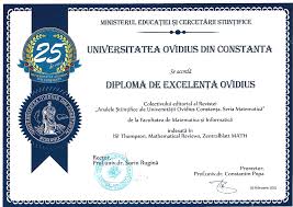 Iti oferim pagina facultatii tale cu o serie de informatii folositoare pentru tine ca student. Analele Stiintifice Ale Universitatii Ovidius Constanta Seria Matematica Issn 1224 1784