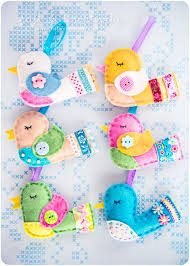 craft ideas おしゃれまとめの人気アイデア pinterest gabriela farfan borda 鳥のクラフト クリスマス 手作り プレゼント フェルトの鳥