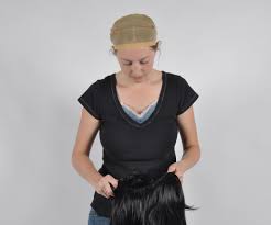 Once your hair and been flattened and pinned down, then put a wig cap over your hair to further secure it in place. How To Wear A Wig With Long Hair 4 Steps With Pictures Instructables