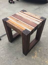 Scrap Wood Side Table Free Diy Tutorial Rogue Engineer Side Table Wood Scrap Wood Projects Wood Projects