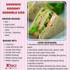 Resepi ni khas untuk kawan za si topek tu. Resepi Roti Sandwich Telur Pawtaste Com