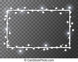 Christmas lite brite papptern print out. Christmas Lights Border Christmas Bright Golden And Red Garland On Square Frame Template With Realistic Lights On Canstock