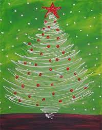 Learn how to paint this cute and simple christmas gnome in this, step by step, acrylic painting tutorial with ar. Christmas Tree Painting Ideas On Canvas Novocom Top