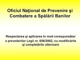 .rapoartelor prevazute de legislatia privind prevenirea si combaterea spalarii banilor. Ppt Oficiul Na Å£ional De Prevenire Si Combatere A SpÄƒlÄƒrii Banilor Powerpoint Presentation Id 4826187