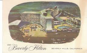 Vintage Postcard Beverly Hills Hilton Hotel Ca 1960 California Beverly Hills Hilton Vintage Postcard Hilton Hotel