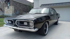 Image result for Black 1967 Barracuda