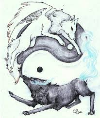 Circle tattoos inspirational tattoos neon tattoo tattoo designs tattoos meaningful tattoos for couples wolf tattoo design cute tattoos tattoos for guys. Pin By Yumika Wolf On Wolves Yin Yang Wolf Ying Yang Tattoo Yin Yang Art