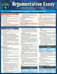 Persuasive Argumentative Essays Laminated Study Guide 9781423238591 Barcharts Publishing Inc Makers Of Argumentative Essay Persuasive Essay Topics Essay