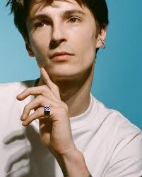 Chessboard mosaic signet ring