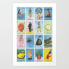 Buy Millennial Loteria Art Print By Heyguata Worldwide Shipping Available At Society6 Com Just One Of Millions Of High Quality Art Prints Gallery Wall Print