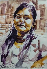 Gregory DeGroat (African American, b.1955) "Chantal," 2021 Watercolor