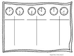 Elapsed Time Using T Chart Worksheets Teaching Resources Tpt