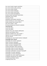 Surveyor Pemetaan Topografi Pengukuran Ukur Tanah Temanggung Jawa