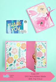 Easy Diy Gift Card Holders Made With The Cricut Gift Card Holder Gift Card Holder Diy Christmas Gift Card Holders