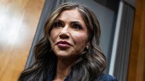 Many people have asked why Kristi Noem's appearance is fair game. I don't  know, I'm just wondering why the party that goes around asking “What is a  woman?” and wants grown men