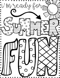 These free, printable summer coloring pages are a great activity the kids can do this summer when it. Summer Coloring Pages For Kids Print Them All For Free
