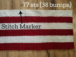 3 easy small crochet projects. Old Glory American Flag Afghan Highland Hickory Designs Free Pattern