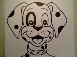 Draw two beautiful eyes, as shown above. How To Draw A Dalmatian Dog Face Cartoon Puppy 101 Pretty Beautiful Doodle Freehand Realtime Youtube