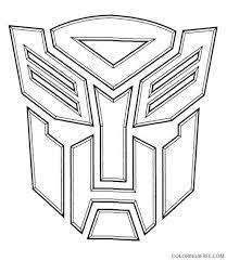 Transformers coloring pages coloring pages to download. Transformer Coloring Pages Autobots Logo Coloring4free Coloring4free Com