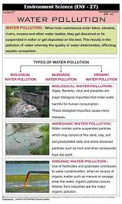 Jagruti Water Pollution Educational Charts Wall Hanging