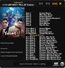 Yakuza 0 26 Trainer By Fling Fearless Cheat Engine