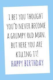 Choose from a variety of greetings happy birthday, dear wifey, this is a golden message from a loving husband to a caring wife. Funny Birthday Card For Dad Grandpa Grandad Pop Husband Boyfriend Him Friend Brother Son Uncle Men Nephew 50th 60th Printable Birthday Quotes Funny Birthday Card Sayings Birthday Wishes Funny