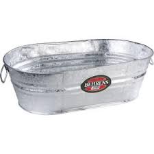 Behrens 10 5 Gal Hot Dipped Steel Oval Tub 2ovx The Home Depot Steel Tub Behrens Wash Tubs
