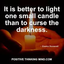 Our darkness was deep and seemed to swallow all. 101 Epic Quotes About Light Positive Thinking Mind